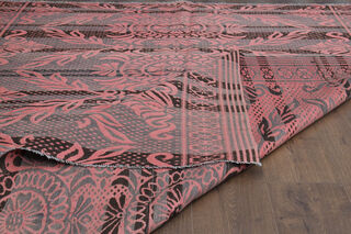 Vintage Handloom Thin Carpet - Thumbnail