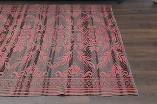 Vintage Handloom Thin Carpet - Thumbnail