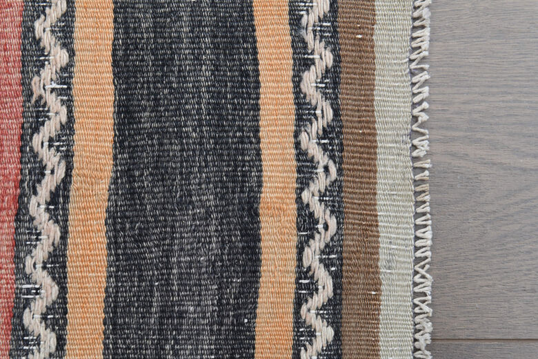 Handmade Vintage Kilim Area Rug