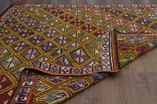 Handmade Vintage Area Rug - Thumbnail