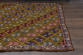 Handmade Vintage Area Rug - Thumbnail