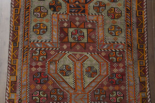 Unique Tasseled Oushak Carpet - Handmade Vintage Rug - Thumbnail