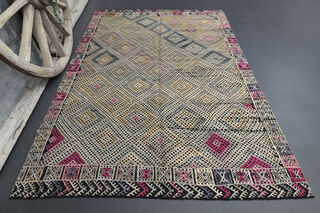 Oushak Handmade Vintage Area Rug - Thumbnail