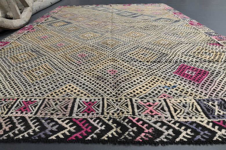 Oushak Handmade Vintage Area Rug