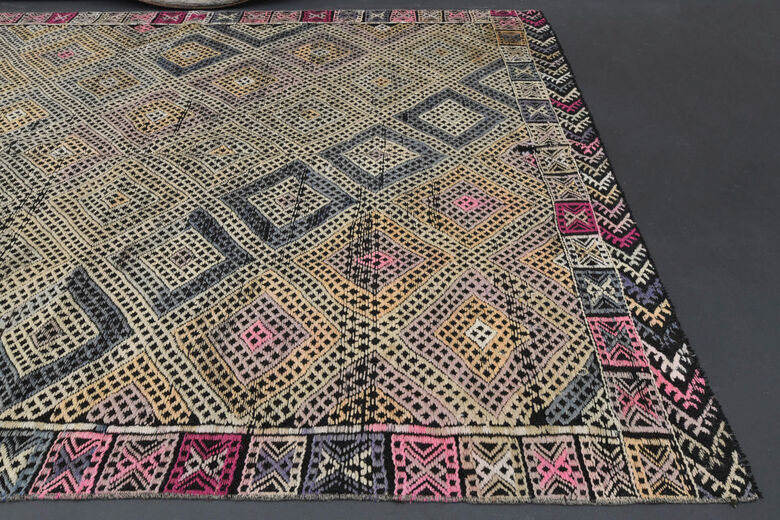 Oushak Handmade Vintage Area Rug