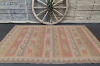 Aegean Motifs - Vintage Area Rug - Thumbnail