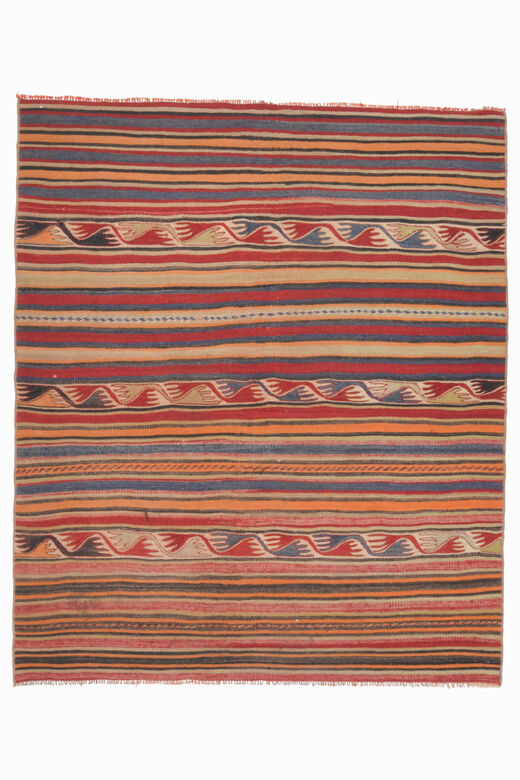 Handmade Vintage Kilim Rug