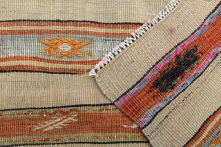 Handmade Vintage Area Kilim Rug - Thumbnail