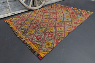 Handmade Vintage Area Rug - Thumbnail