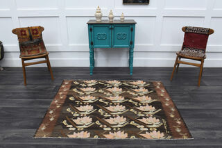 Handmade Vintage Area Rug - Thumbnail