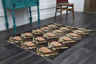 Handmade Vintage Area Rug - Thumbnail