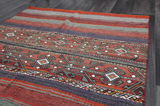 Handmade Vintage Area Rug - Thumbnail