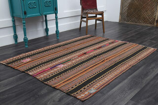 Handmade Vintage Area Rug - Thumbnail