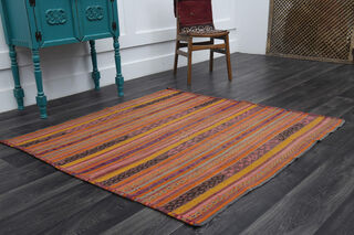 Handmade Vintage Square Area Rugs - Thumbnail