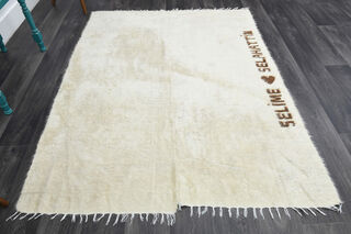 Lovers - Shaggy Handmade Vintage Area Rug - Thumbnail