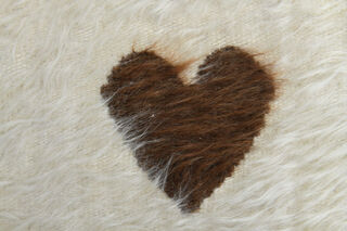 Lovers - Shaggy Handmade Vintage Area Rug - Thumbnail