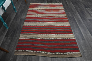 Handmade Vintage Area Rug - Thumbnail