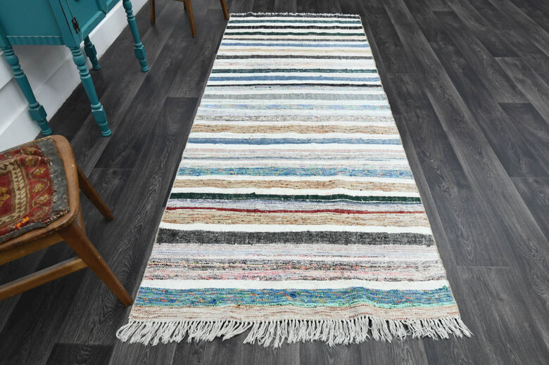 Handmade Vintage Runner Rug