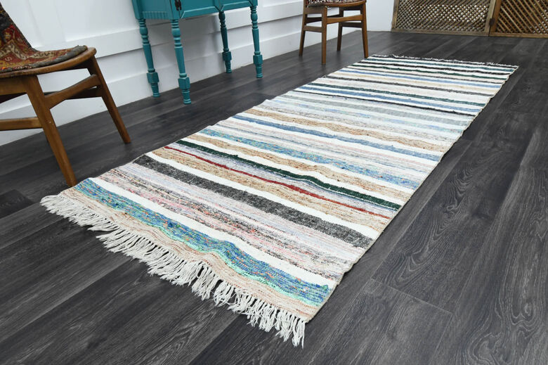 Handmade Vintage Runner Rug