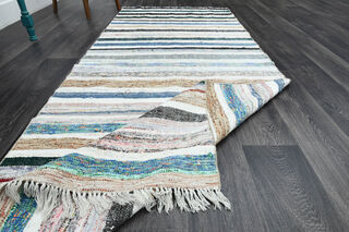 Handmade Vintage Runner Rug - Thumbnail