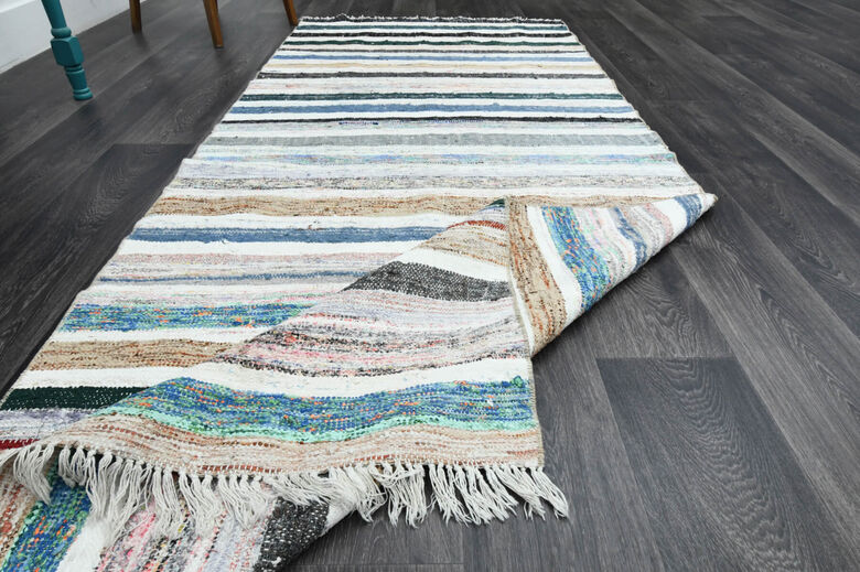 Handmade Vintage Runner Rug