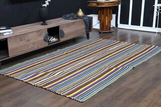 Handmade Vintage Area Rug - Thumbnail