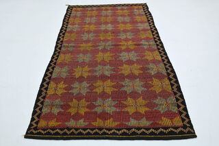 Vintage Ikat Design Area Rug - Thumbnail