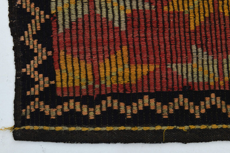 Vintage Ikat Design Area Rug