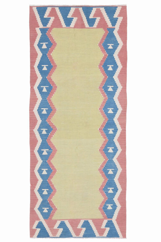 Pastel Flatweave Runner Rug