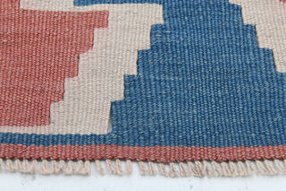 Pastel Flatweave Runner Rug - Thumbnail