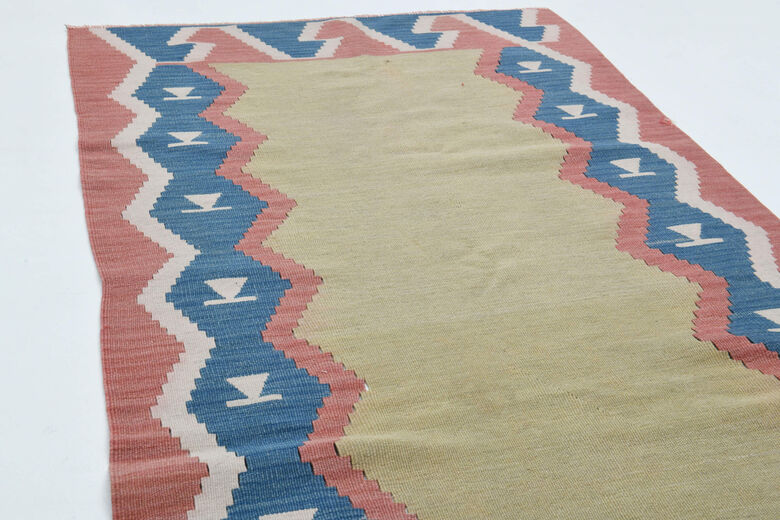 Pastel Flatweave Runner Rug