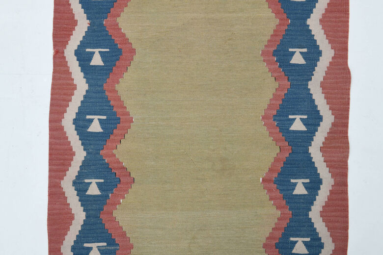 Pastel Flatweave Runner Rug