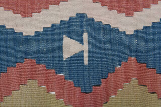 Pastel Flatweave Runner Rug - Thumbnail