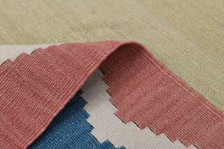 Pastel Flatweave Runner Rug - Thumbnail