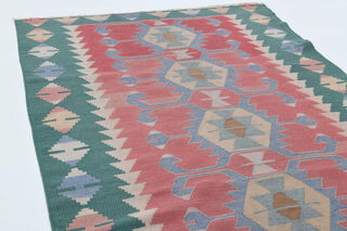 Pastel Love - Oushak Vintage Rug - Thumbnail