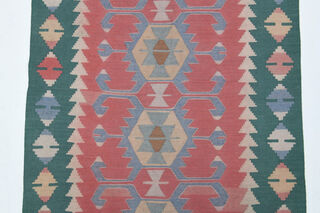 Pastel Love - Oushak Vintage Rug - Thumbnail