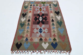 Handmade Vintage Area Rug - Thumbnail