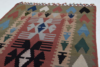 Handmade Vintage Area Rug - Thumbnail