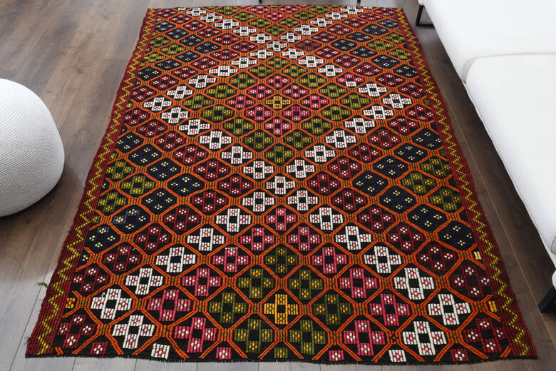 Handmade Vintage Area Rug