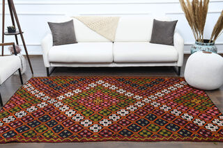 Handmade Vintage Area Rug - Thumbnail