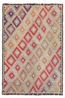 Handmade Vintage Area Rug - Thumbnail