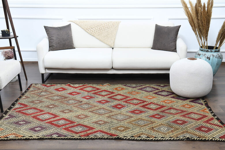 Handmade Vintage Area Rug