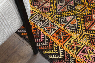 Handmade Vintage Area Rug - Thumbnail