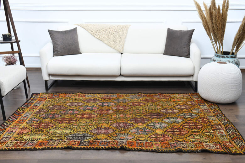 Handmade Vintage Area Rug