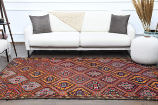 Handmade Vintage Area Rug - Thumbnail