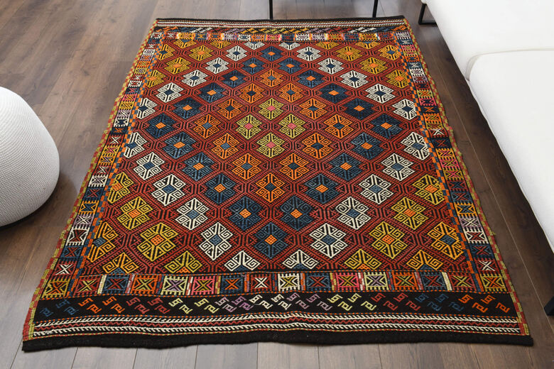 Handmade Vintage Area Rug