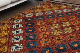 Handmade Vintage Area Rug - Thumbnail