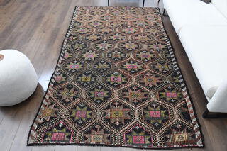 Handmade Vintage Area Rug - Thumbnail