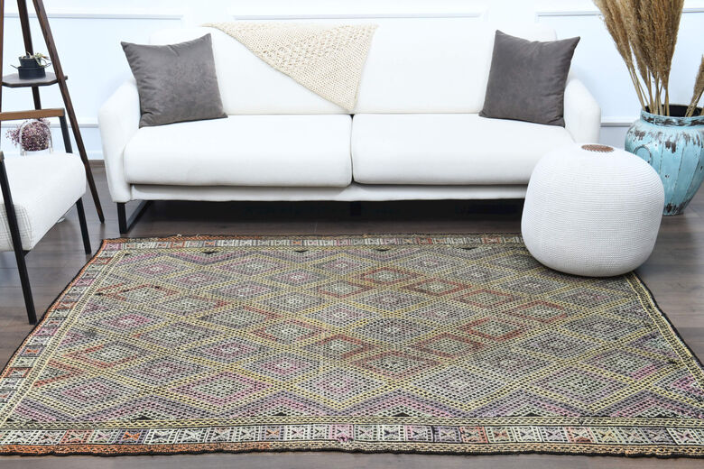 Handmade Vintage Area Rug