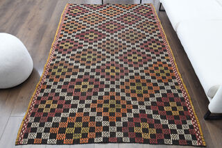 Handmade Vintage Area Rug - Thumbnail